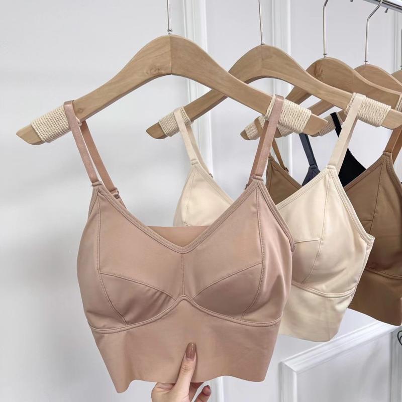 キャミソール レディース レース チューブトップ ブラパッド付き インナー カップ付き 夏 薄手 へそ出..