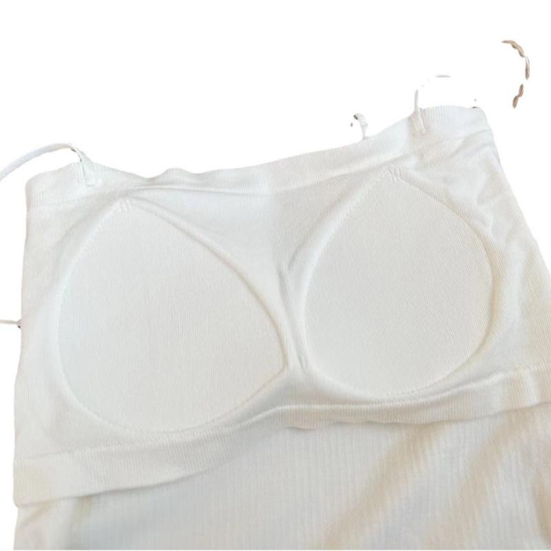 キャミソール レディース 抹茶グリーン ワッフル コットン カップ付き ずれにくい 脇高ブラ 谷間メイク 裹胸 百搭 重ね着