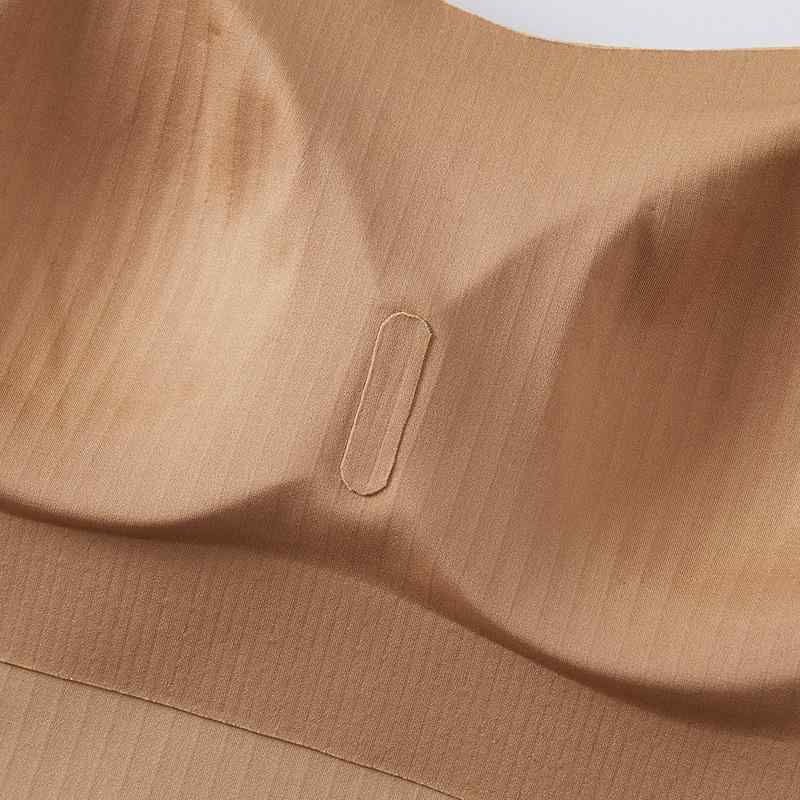 キャミソール レディース 春夏 美背 無縫製 ロング丈 タンクトップ カップ付き インナー 快適 通気性