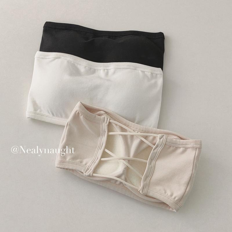 ブラジャー 再生繊維 クロス カップ付き 小胸 盛れる ずれ防止 一体型