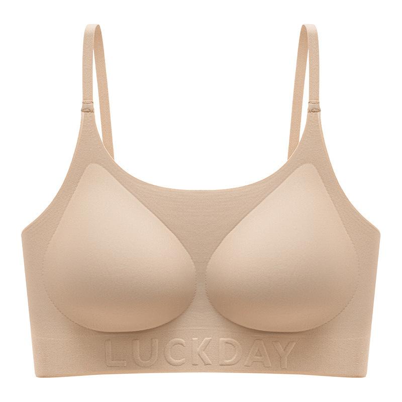 ファンデーション レディース 夏 薄型 固定カップ 一体型 背中開き インナー ベージュ 透けない インビジブル シームレス ブラジャー2