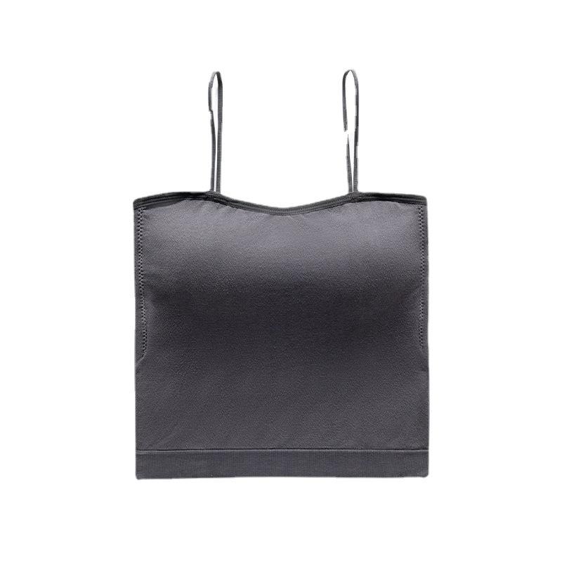 ブラジャー レディース 接触冷感 インナー カップ付き 一体型 ノンワイヤー ストラップレス チューブト..