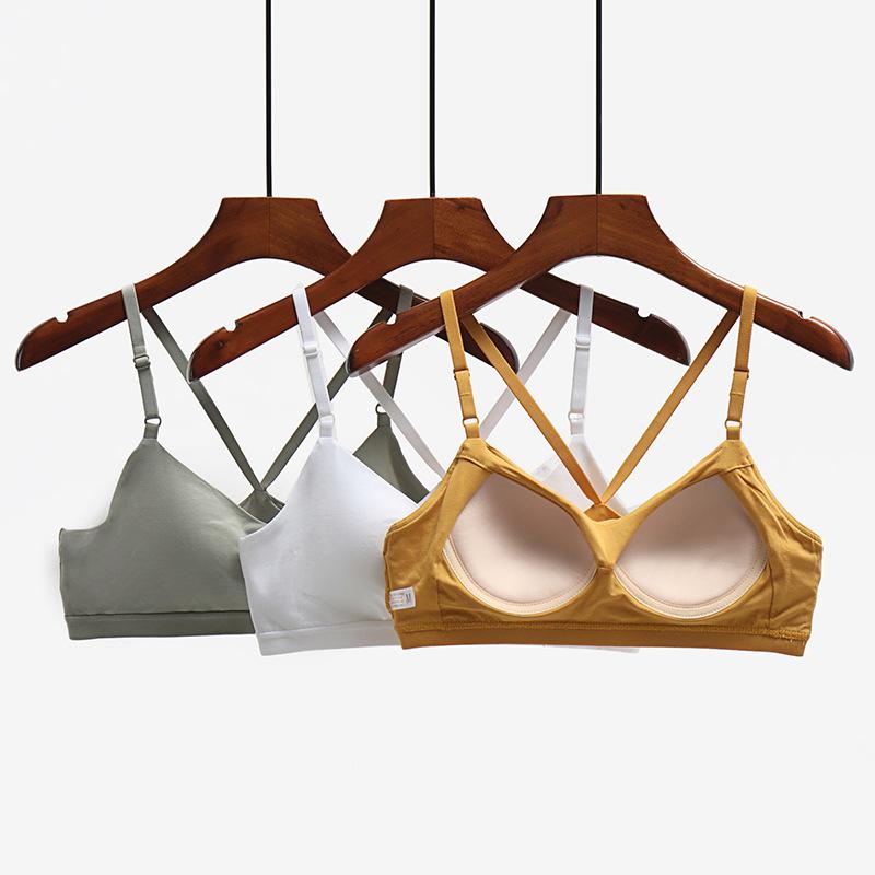 ブラジャー レディース チューブトップ 薄型 一体型 夏 ノンワイヤー ずれ防止 インナー カップ付き2