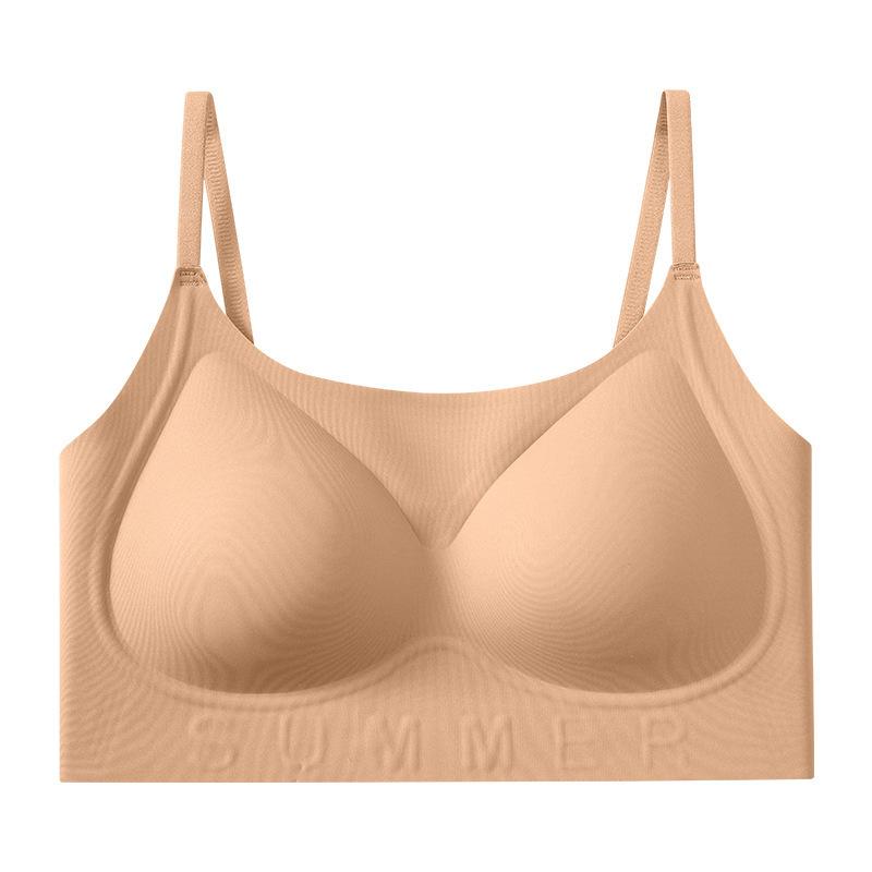 ファンデーション ブラ 谷間メイク ブラジャー 脇高 寄せブラ 垂れ防止 一体型 ノンワイヤー インナー 女性用2