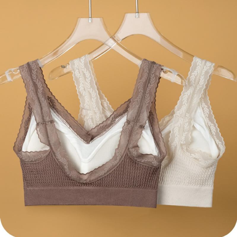 ブラジャー レディース 小胸 盛りブラ 厚手 パッド ノンワイヤー ずれにくい 谷間 背中見せ インナー ベスト 一体型