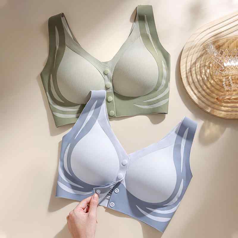 乐天商城 - マタニティ レディース 授乳ブラ 前開き ホールド 脇高 垂れ防止 産後 妊娠中 インナー
