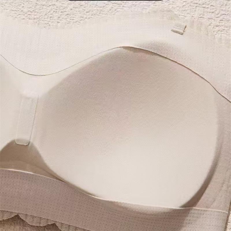 ブラジャー レディース 春夏 レース 美背 一字襟 肩出し ストラップレス 滑り止め パッド付き チューブ..