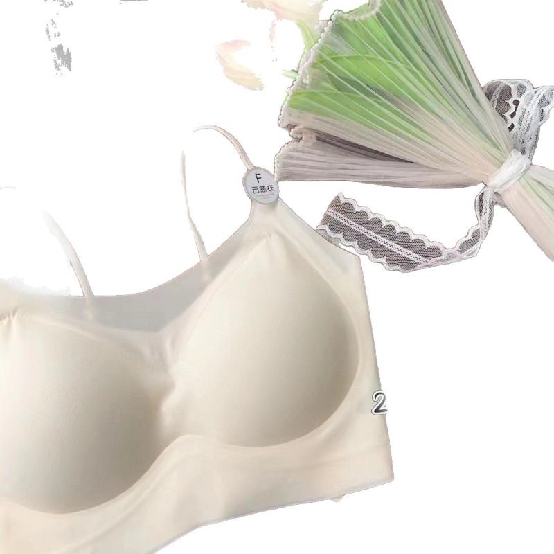 ブラジャー レディース 薄型 接触冷感 一体型カップ 美背 大胸 補正 無縫製 響きにくい ズレにくい2