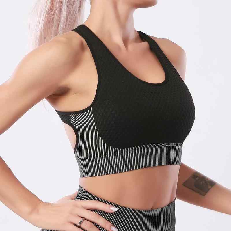 スポーツブラ レディース 揺れにくい ヨガブラ クロスバック シームレ...(3.0)