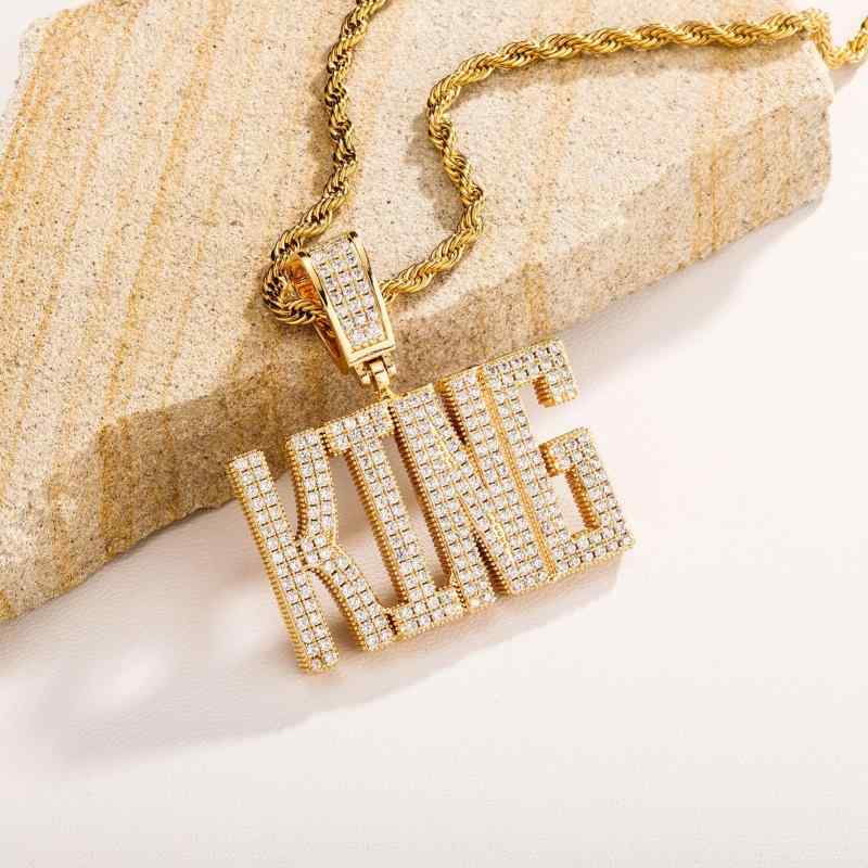 ネックレス イニシャル ジルコニア ペンダントトップ アルファベット ヒップホップ ラッキーアイテム ..