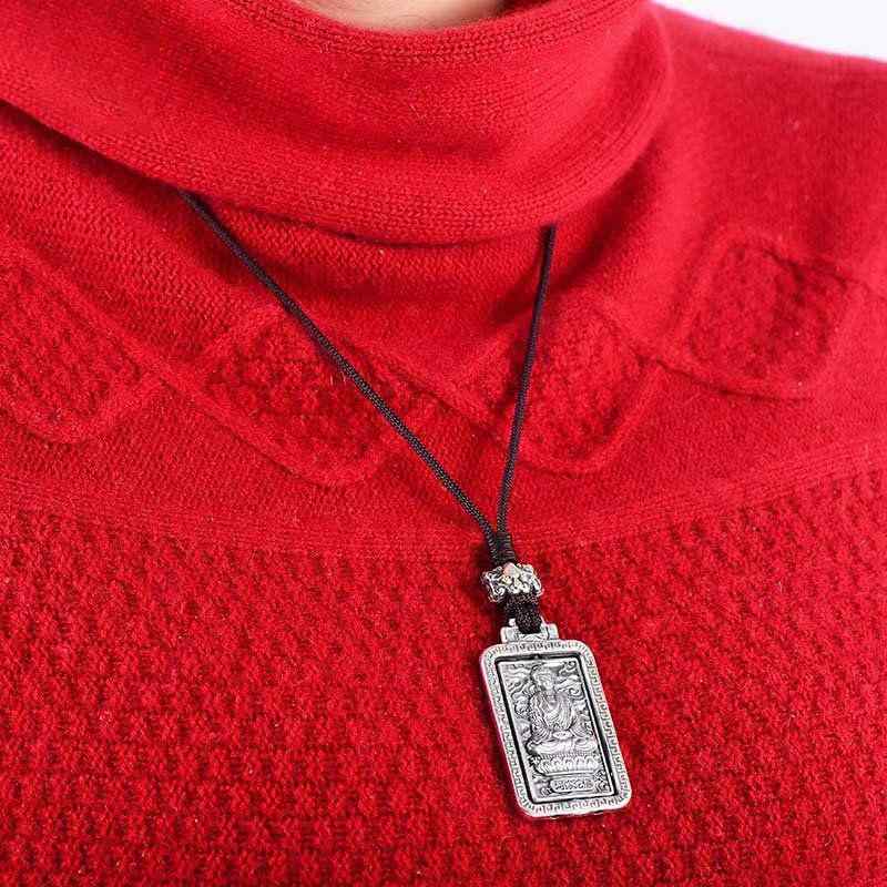 ネックレス メンズ 男性用 シルバー925 干支 亥年 守護本尊 阿弥陀如来 ペンダント お守り 厄除け 開運 アクセサリー ラッキーアイテム