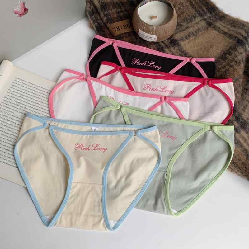 下着 レディース ローライズ ショーツ かわいい ガーリー コットン パンツ 2024年 新作 セクシー ランジェリー