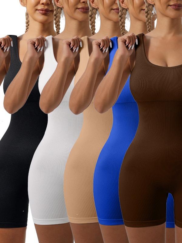 ヨガウェア レディース 無縫製 ストレッチ スポーツウェア ジャンプスーツ ボディスーツ ショートパンツ 部屋着 普段使い アウトドア