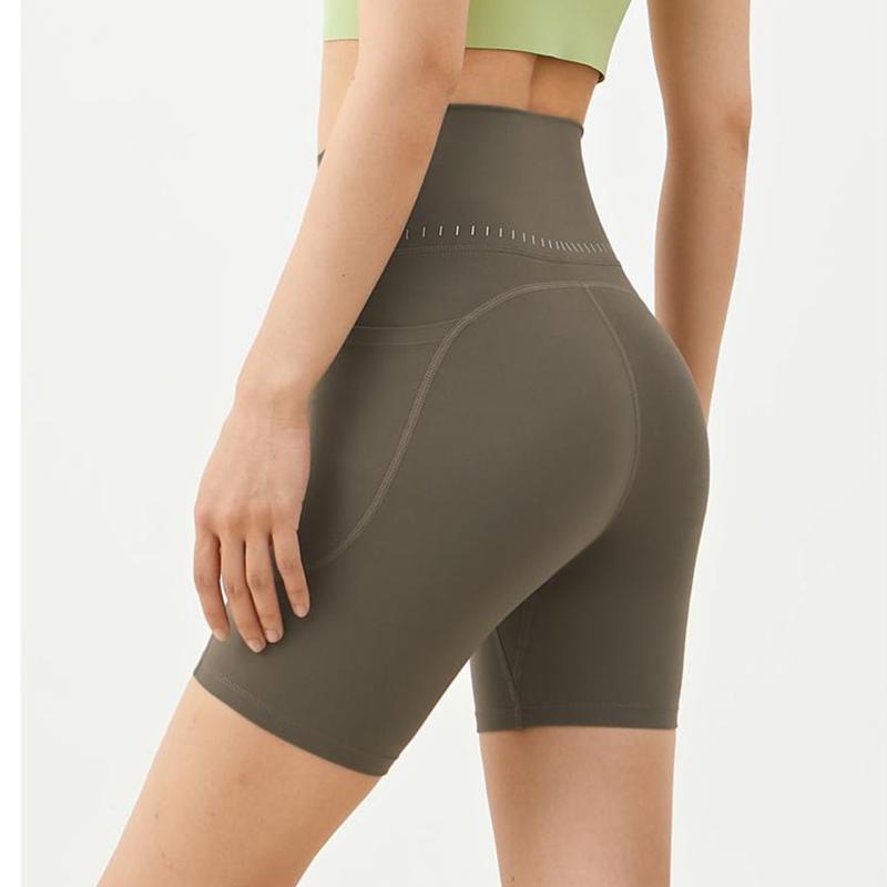 ショートパンツ レディース 蜜桃ヒップアップ スポーツ 短パン 高腰 裸感 塑形 高弾性 プラーティ 春夏