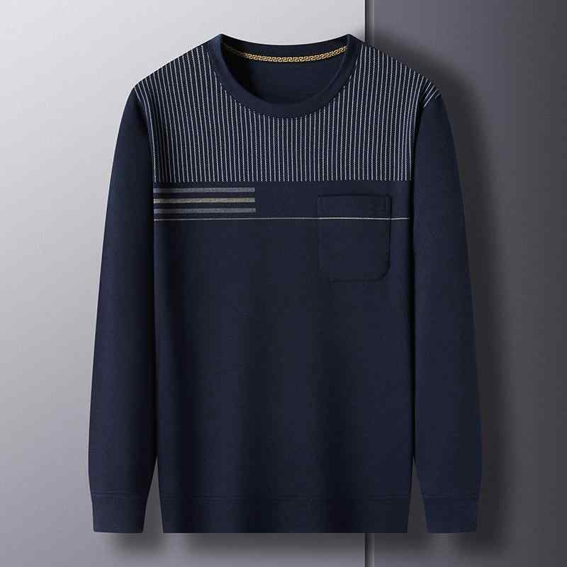 Tシャツ 男性用 長袖 ミドルエイジ シニア ラウンドネック カジュアル トップス インナーシャツ カットソー sofapotato-10522612 ソファポテト パッケージ画像