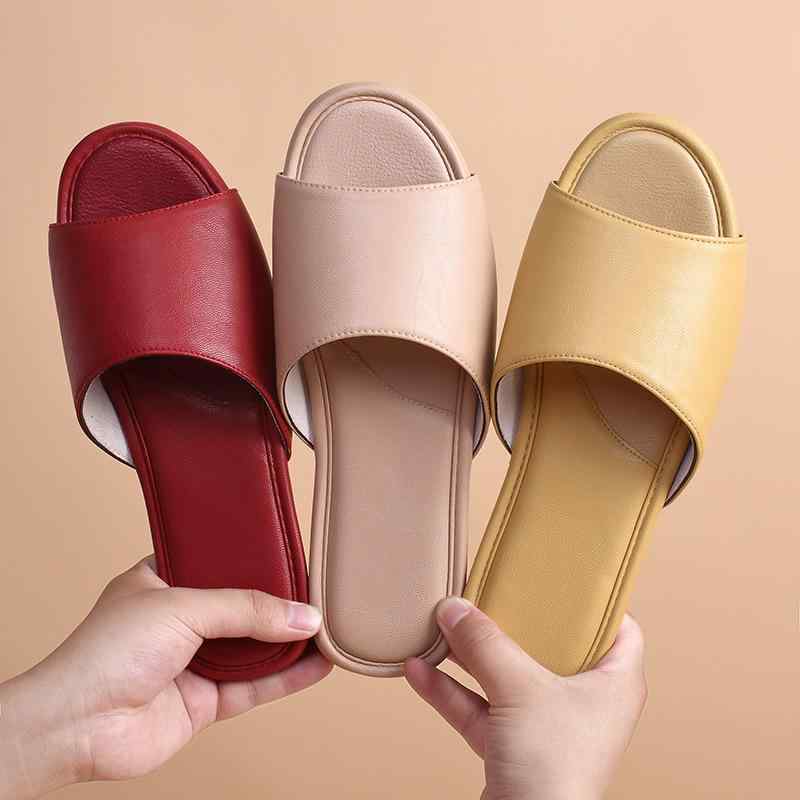 サンダル メンズ 男性用 レディース ペア 室内 スリッパ ルームシューズ PUレザー 滑り止め ホームスリッパ 普段使い