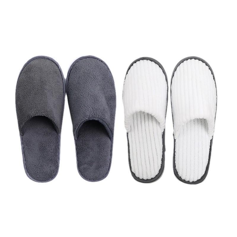 スリッパ ルームシューズ 高級感 珊瑚フリース ホテル仕様 室内履き 冬 あったか 来客用 滑り止め