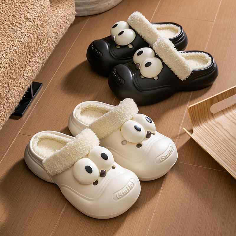 スリッパ 親子 レディース メンズ ルームシューズ 暖か 保温 DIY カートン 外履き ファー サンダル