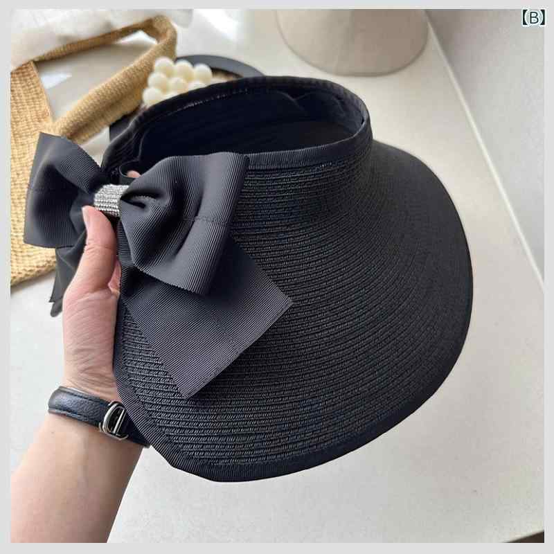 麦わら帽子 レディース 大つば 日焼け防止 UVカット 紫外線対策 遮光 接触冷感 ビーチハット ハット 帽子2