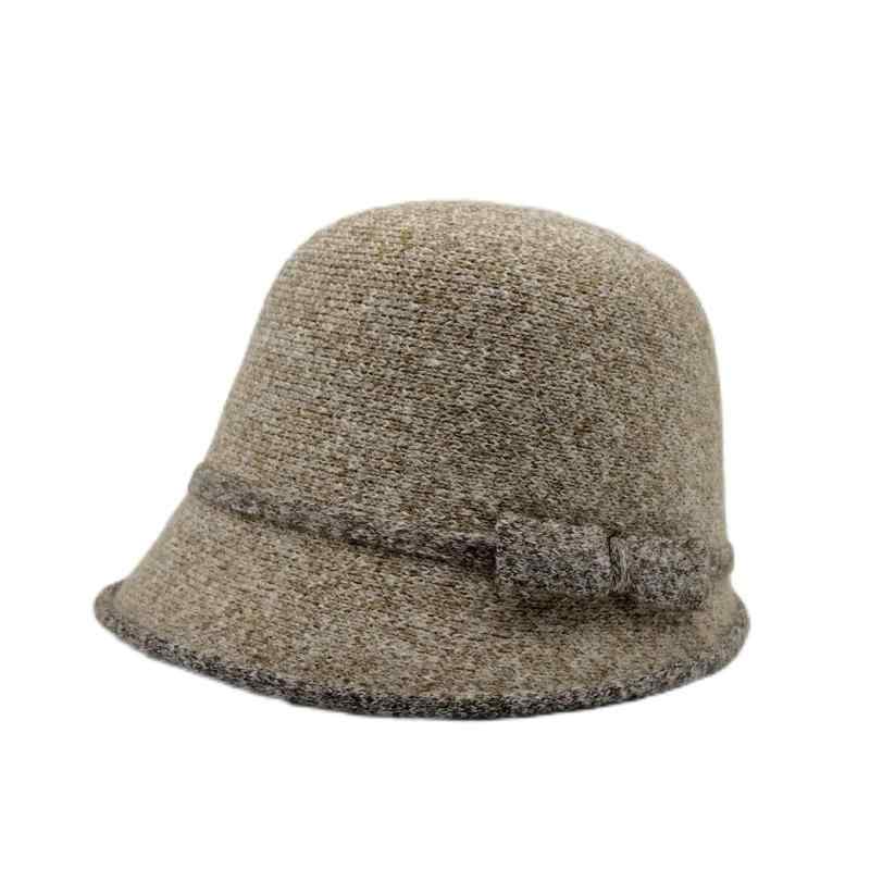 帽子 レディース 秋冬 礼帽 ウール あったか モコモコ 高見え おばあちゃん 休閑 ハット