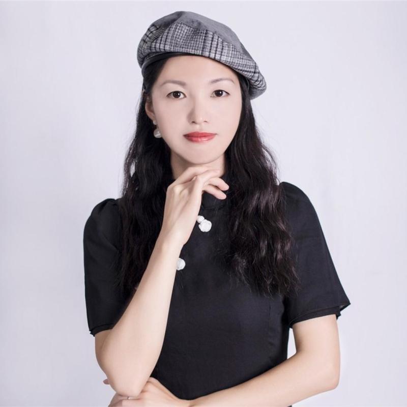 ベレー帽 秋冬 レディース 防寒 暖かい ウール 格子柄 蓓蕾帽 おしゃれ かわいい 上品 エレガント(4.0)