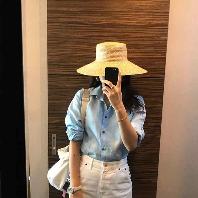 麦わら帽子 レディース 春夏 ビーチハット つば広 UVカット 日焼け防止 紫外線対策 ハット 遮光 旅行用 帽子 大判 おしゃれ かわいい 麦わら帽子