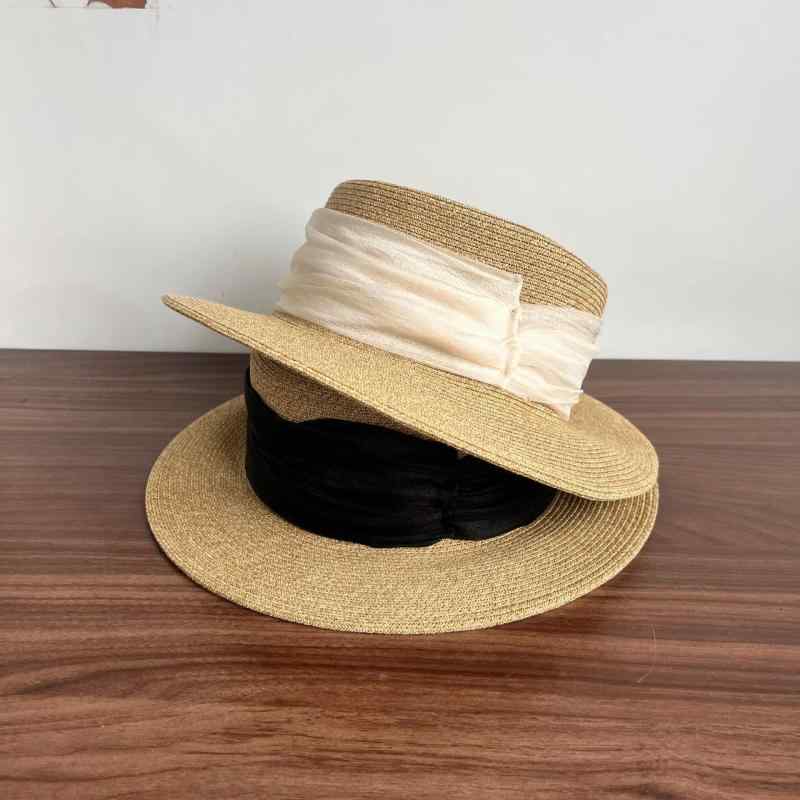 麦わら帽子 レディース 春夏 婦人帽子 シルク 麻 平 শীর্ষ帽子 折りたたみ 遮光 UVカット 日焼け防止 旅行用