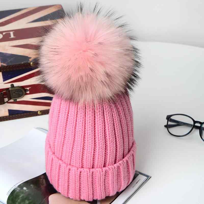 帽子 レディース 秋冬 ニット帽 ビーニー カラフル リアルファー ポンポン付き 防寒 保温 小顔効果 かわいい ふわふわ もこもこ あったか おしゃれ カジュアル