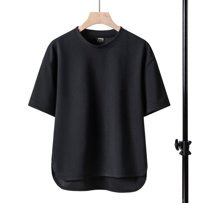 樂天商城 - Tシャツ メンズ 男性用 半袖 大きいサイズ トップス カットソー 無地 クルーネック 普段使い リラックス ウェア 春夏