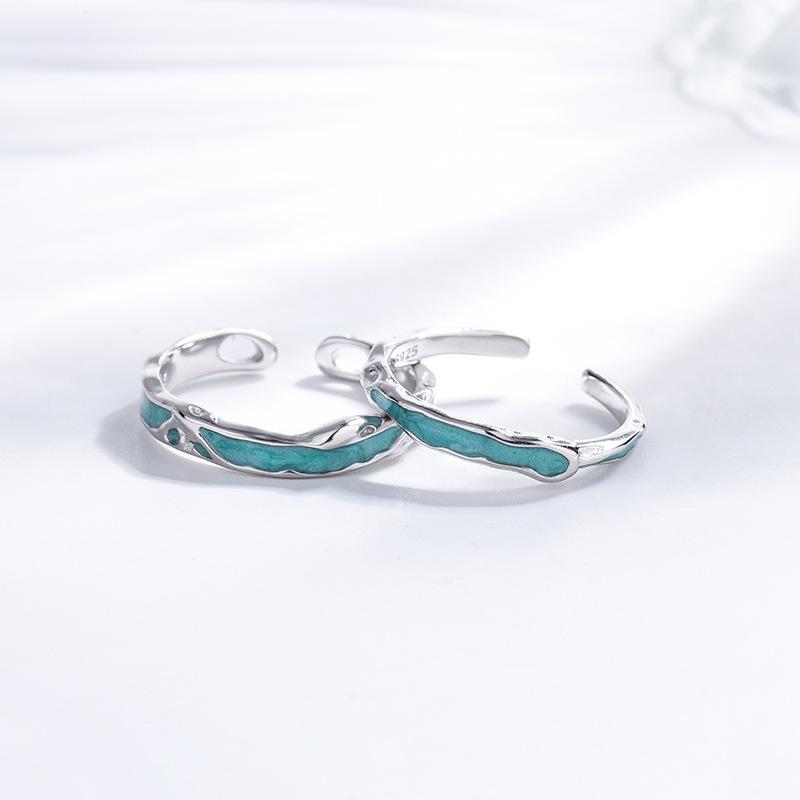 指輪 ペアリング 男性用 女性用 シルバー S925 シルバー925 デザイン シンプル リング カップル 記念日..