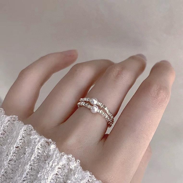 Other - 指輪 レディース 925 シルバー 淡水パール リング 小さめ 高級感 ファッション アクセサリー シルバーリング
