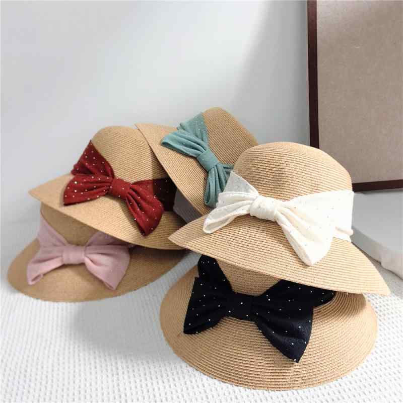 麦わら帽子 レディース 夏 海 リゾート ビーチハット つば広 UVカット 折りたたみ 漁師帽 外出 旅行 日焼け防止