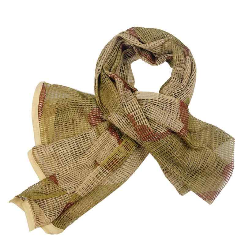 マフラー メンズ 男性用 迷彩柄 サバイバルゲーム 偽装 アウトドア ハンティング バンダナ 頭巾 スカーフ