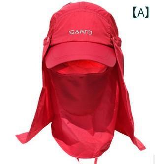 麦わら帽子 男性用 アウトドア ハット 360度 UVカット 速乾 折畳み 日よけ帽子