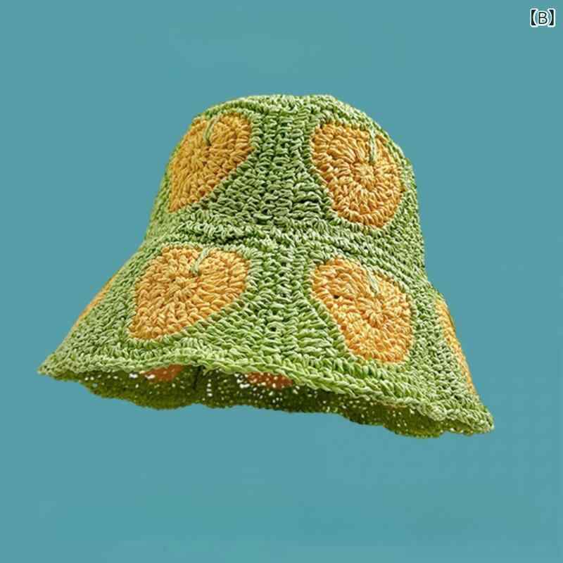 麦わら帽子 レディース 大つば 折りたたみ 遮顔 日焼け防止 草編み ハット かわいい 春夏 UVカット 紫外線対策 旅行用2