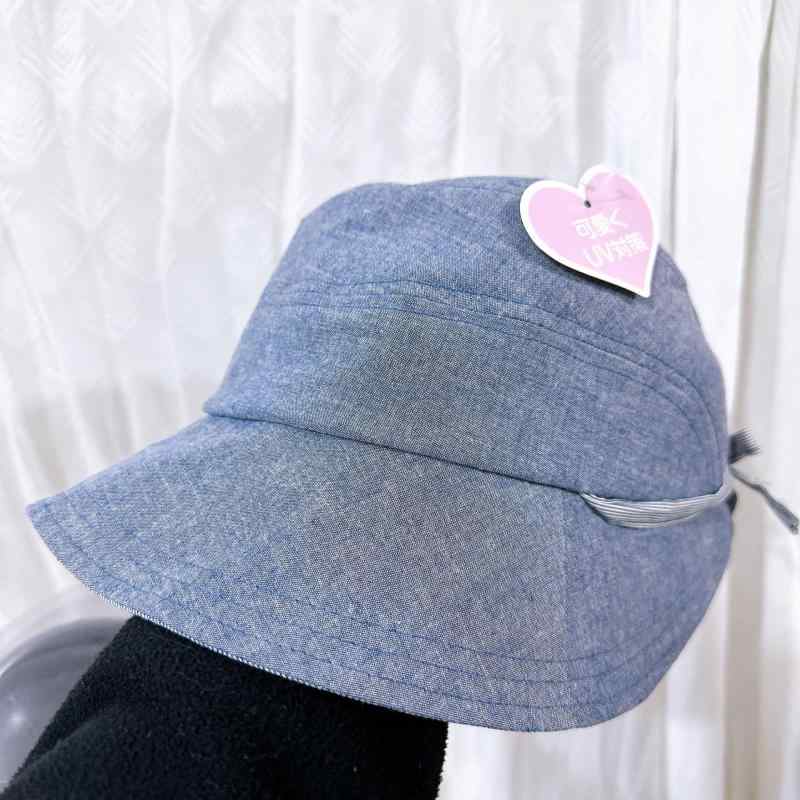 麦わら帽子 レディース 日焼け防止 折りたたみ 鸭舌帽 春夏 日よけ 通気性 ワイドブリム ハット UVカット 紫外線対策 旅行用 外出用 コットン