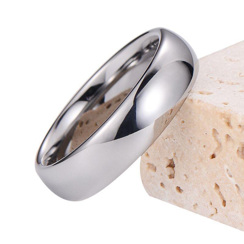 指輪 メンズ 男性用 钨金 手作り ファッションリング シンプル ペアリング カップルリング 電気メッキ加工