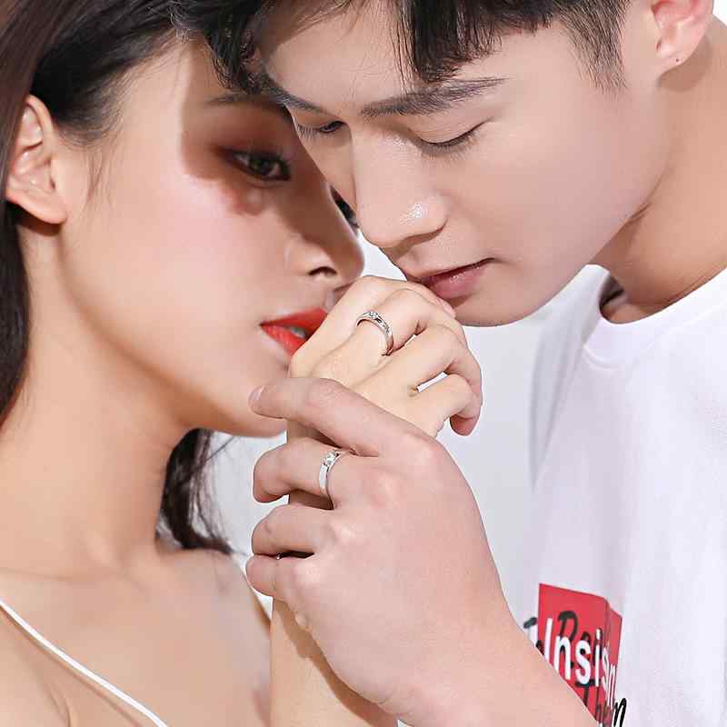 指輪 ペアリング 男性用 女性用 愛の絆 ジルコニア 結婚指輪 ファッションリング バレンタインデー ラッキーアイテム