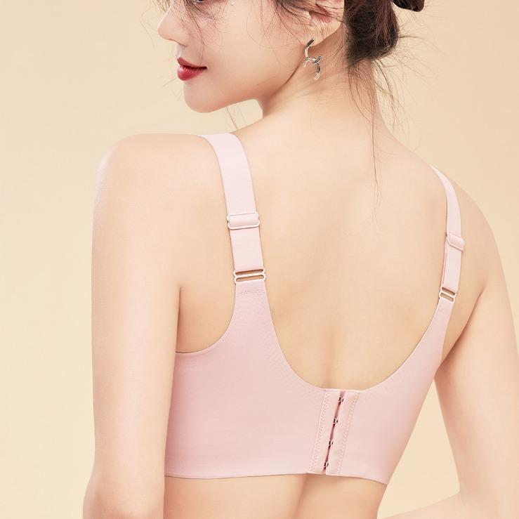 Bras Only - ブラジャー レディース 女性用 無縫製 シームレス 一体型 モールドカップ ソフトワイヤー入り 谷間メイク 盛れる 小胸 快適 ノンストレス リラックス2