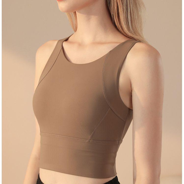 スポーツブラ レディース ランニング ウェア 高強度 防震 吸湿速乾 ヨガ ウェア 一体型カップ