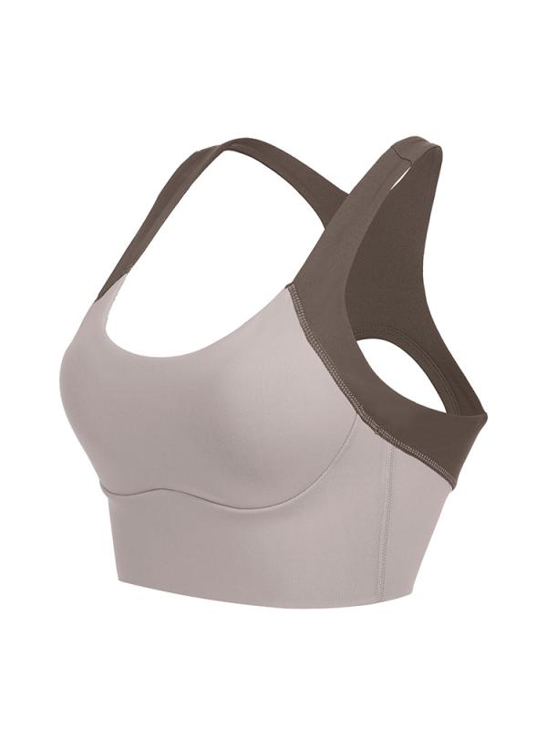 スポーツブラ レディース トレーニング ランニング 揺れない ヨガブラ 一体型 ノンワイヤー 耐震 伸縮性 通気性