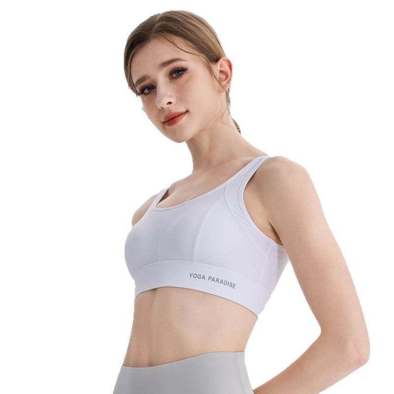 スポーツブラ レディース 高強度 防振 ランニング ヨガ ウェア 一体型 美背 筋トレ フィットネス ブラトップ