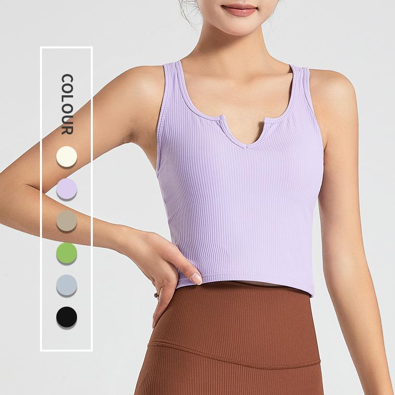 スポーツブラ 一体型 固定 胸パッド 高強度 揺れない ヨガウェア ブラトップ レディース フィットネス ウェア トレーニング ウェア ノンワイヤー 吸汗速乾