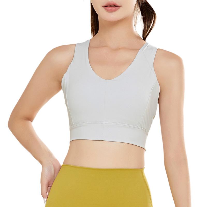 スポーツブラ レディース 防振 ランニング 健身 高強度 揺れない 薄型 一体型 ブラトップ アウター ウェア