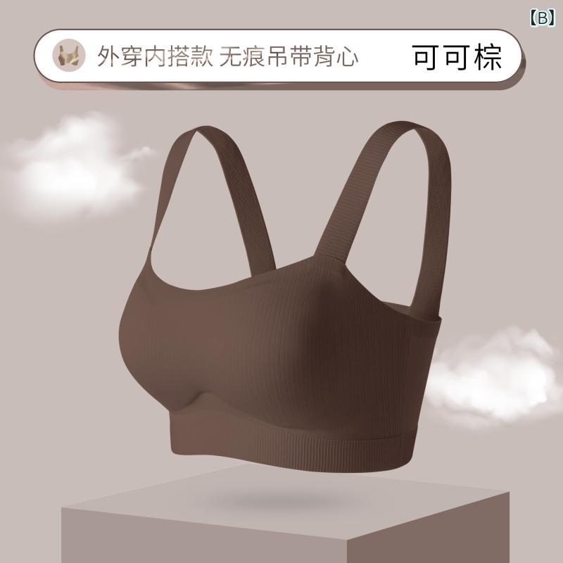 ブラトップ レディース 2024年 キャミソール インナー カップ付き ノンワイヤー 夏 薄手 一体型 部屋着 普段使い