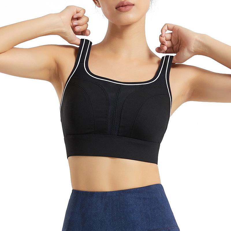 スポーツブラ レディース ヨガウェア 一体型 高強度 揺れない 垂れ防止 耐震性 ジム フィットネスブラ スポブラ