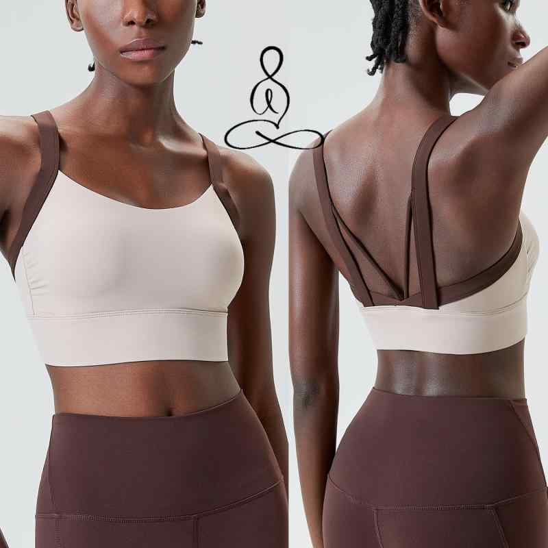 ヨガウェア レディース スポーツブラ 揺れない 美背 インナー 運動用ブラ ブラトップ スポブラ フィットネス ランニング トレーニング ジム2