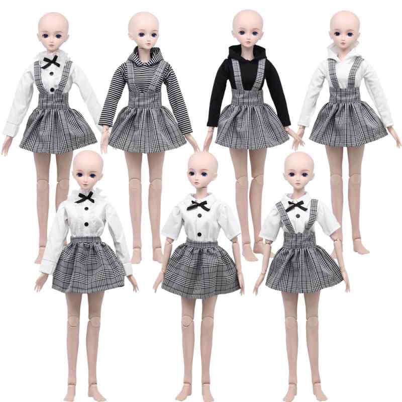 人形 ドール 服 シャツ BJD SD 運動着 セットアップ ミニドレス キャミソールスカート2