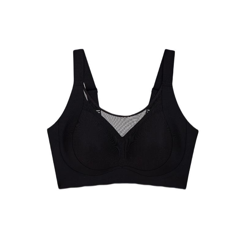 ブラジャー レディース 薄手 快適 大胸 寄せ上げ 垂れ防止 ワイヤーレス ノンワイヤー 無痕 夏用 アンダーウェア