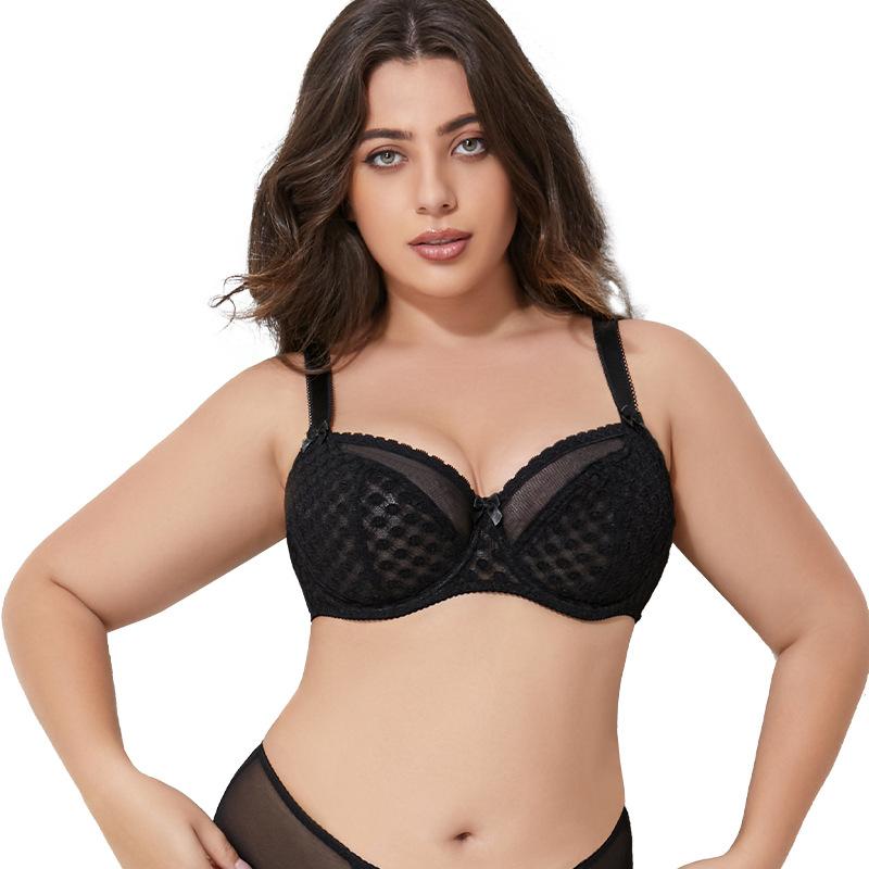 ブラジャー レディース 大きいサイズ 垂れ防止 通気性 薄手 フルカップ 脇高 補正 100kg対応 グラマーサイズ